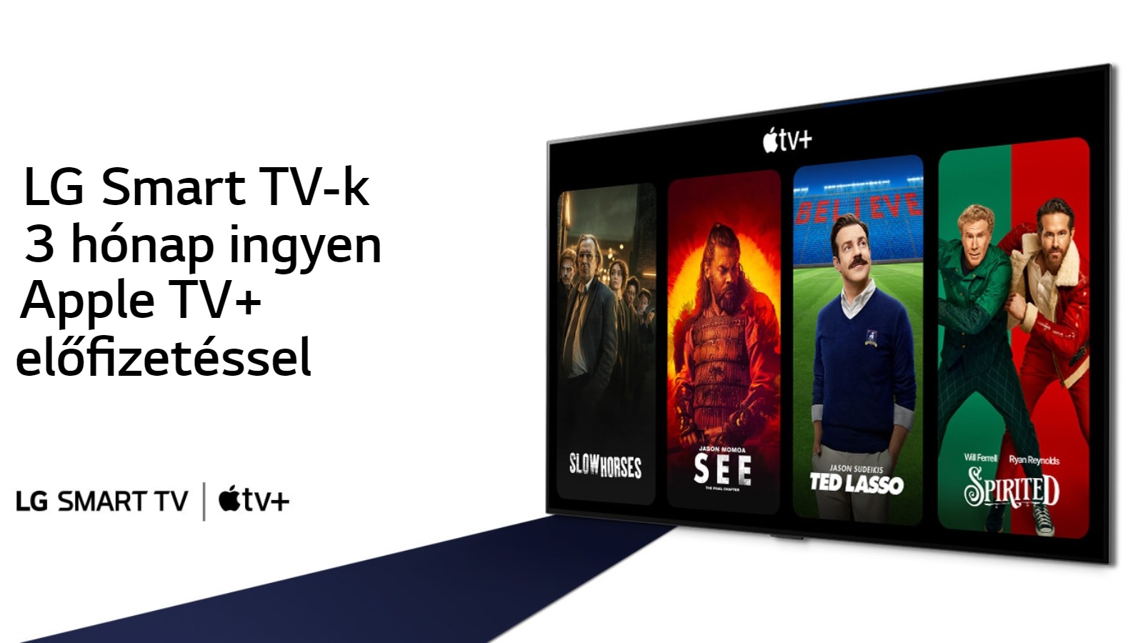 LG Smart TV Apple TVplusz promo