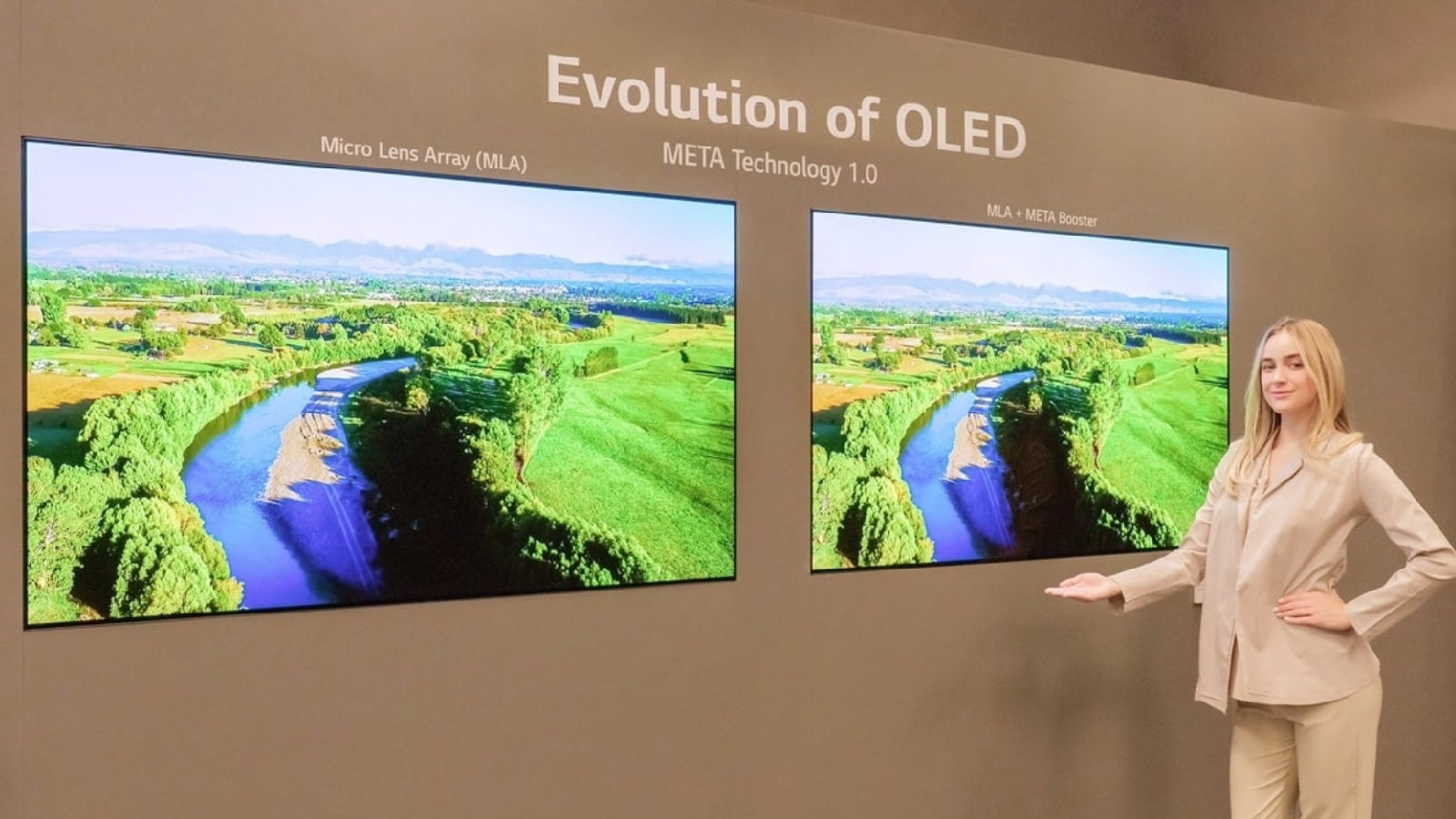 LG Display META Technológia OLED TV panel