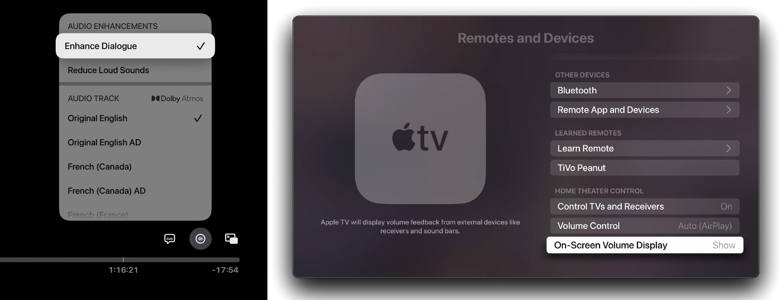 Apple TV tvOS 17_1 app új funkciók