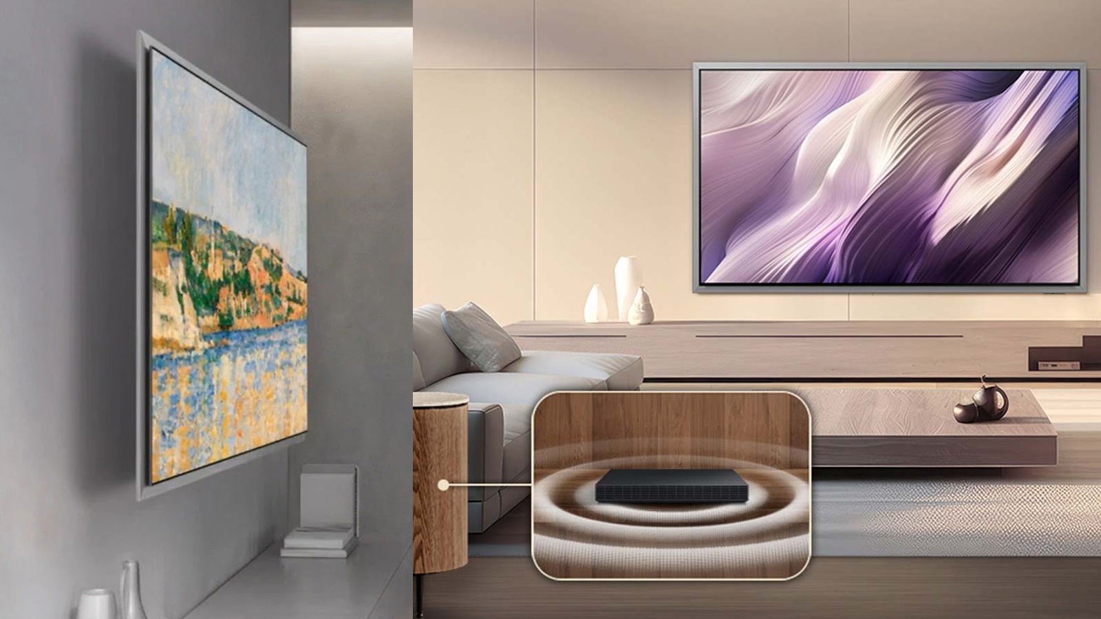 Samsung-OLED-S95H-FloatLayer Design-One-Connect-Box-Ready
