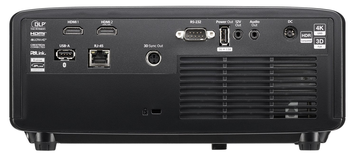 Optoma PK53 csatlakozók