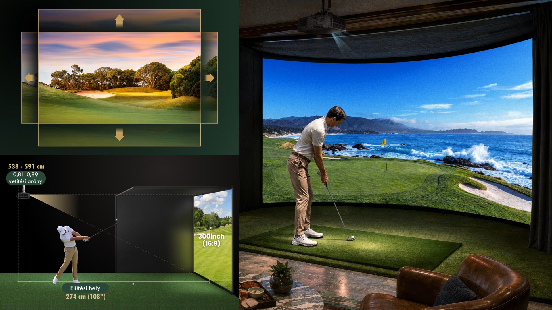 BenQ-AK900ST-golfszimulátor