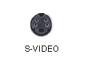 S-Video (Y/C) videojel csatlakozó 