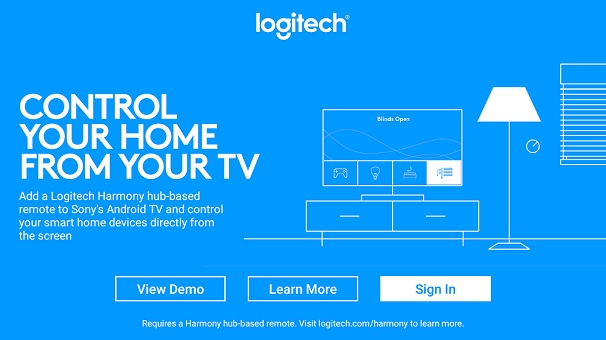 Logitech Sony Andoid TV alkalmazas1.jpg