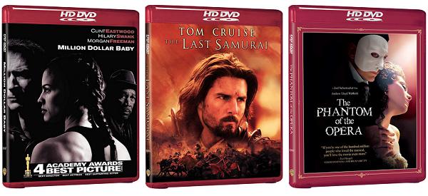 Az első három Warner HD-DVD